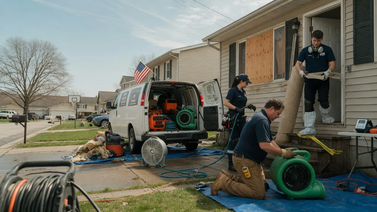 Water Damage Restoration in Sublette, IL near me